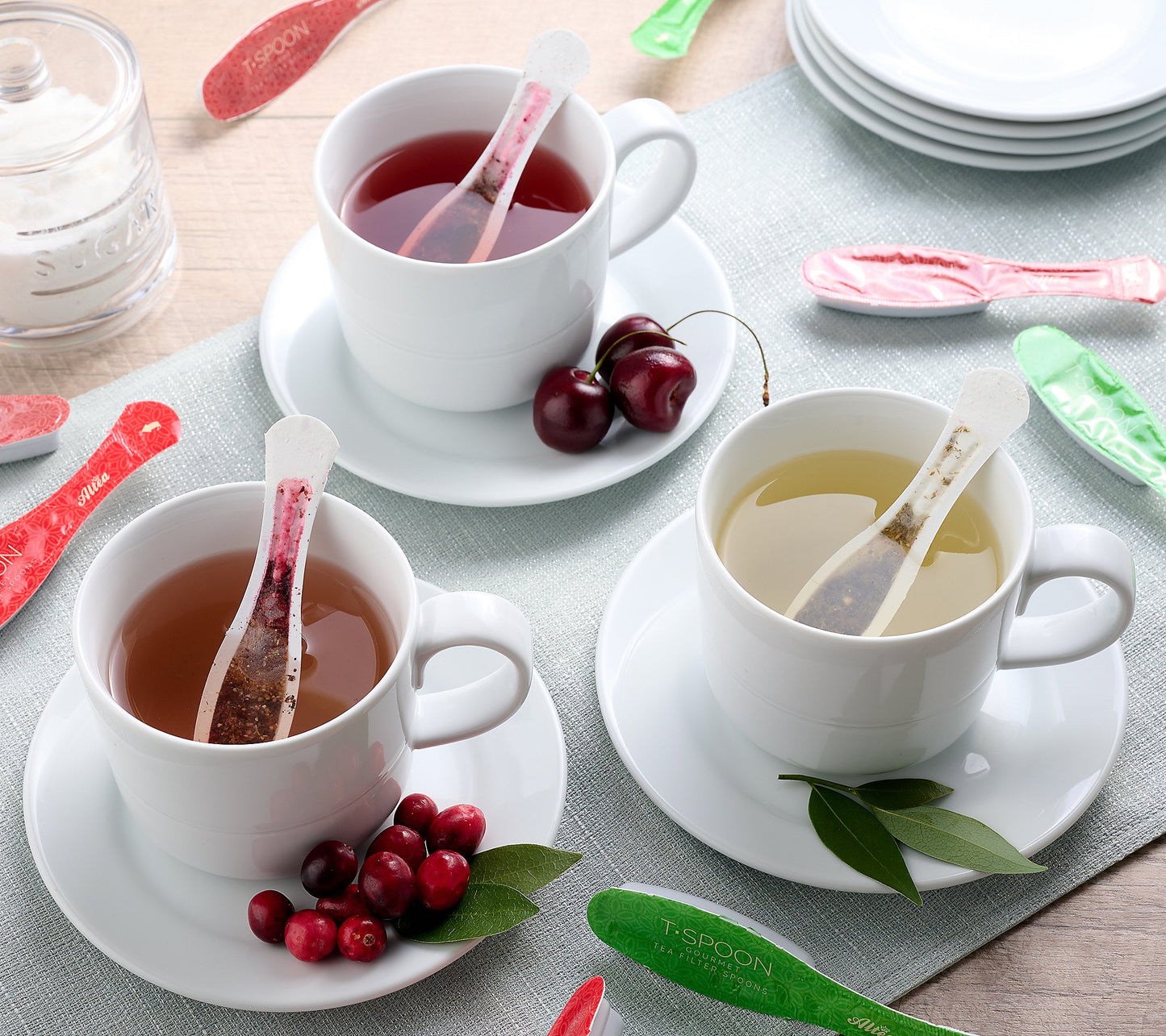T-Spoon Combo 9 (2 Black, 2 Cherry, 2 Green)