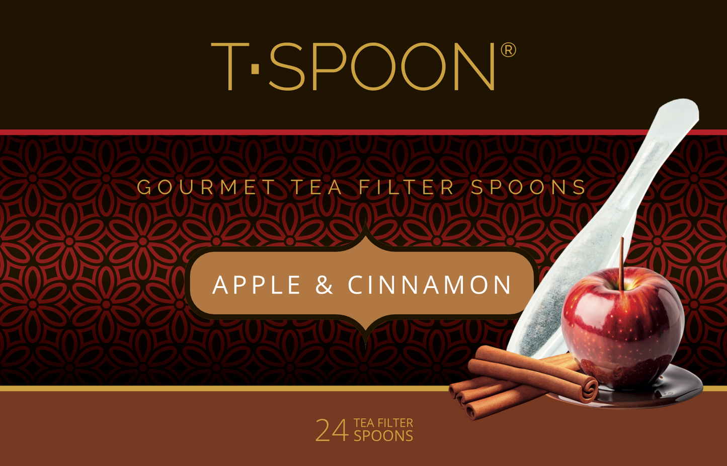 T-Spoon™ Apple Caramel & Cinnamon - 96 ct (4Boxes)