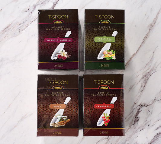 T-Spoon™ Combo 5 (Anise, Cherry, Cranberry, Green)