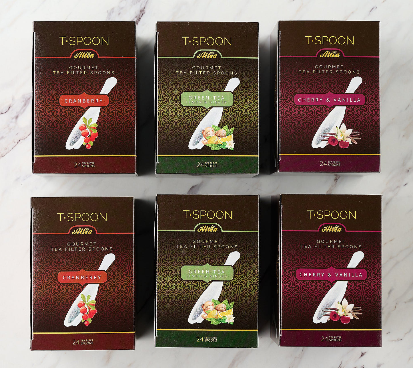 T-Spoon™ Combo 1 (Cranberry, Green, Cherry) Six Pack - 144ct